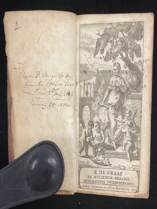 Item #013274 De mulierum organis generationi inservientibus tractatus novus. Regnier de Graaf,...