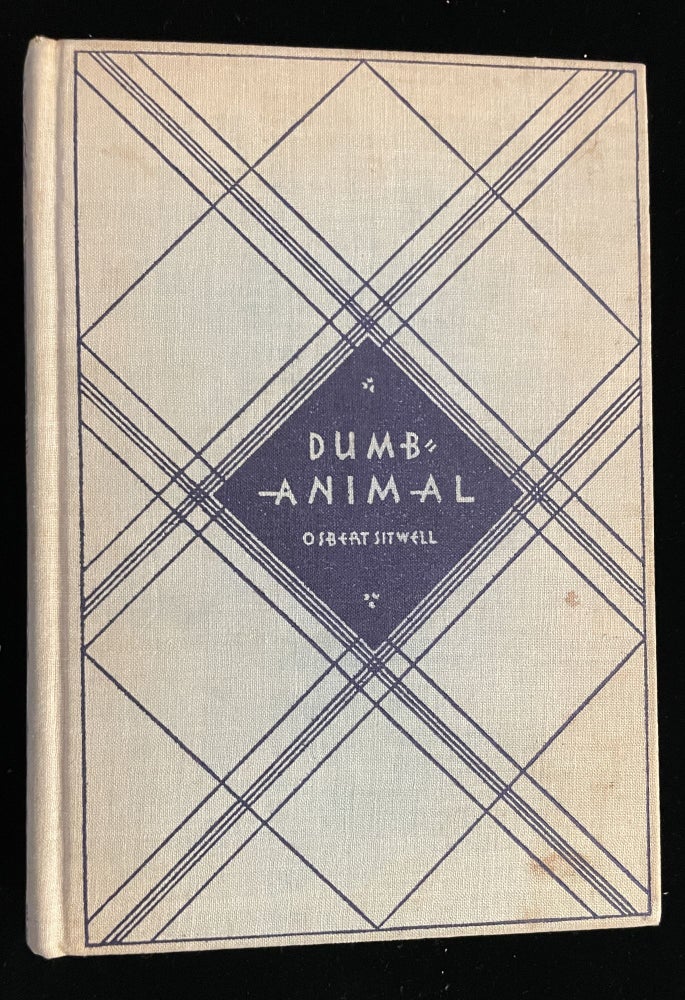 Item #013285 DUMB- ANIMAL AND OTHER STORIES. Osbert Sitwell, Horatio Colony.