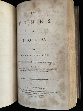 COMMON SENSE, THE RIGHTS OF MAN, RIGHTS OF MAN PART THE SECOND, DISSERTATIONS ON GOVERNMENT..., LETTER ADDRESSED TO ABBE RAYNAL..., and four other pamphlets of the same period.