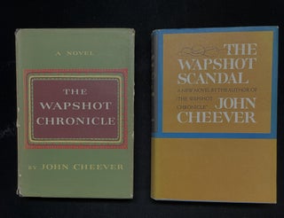 Item #013327 THE WAPSHOT CHRONICLE (with) THE WAPSHOT SCANDAL (2 titles). John Cheever