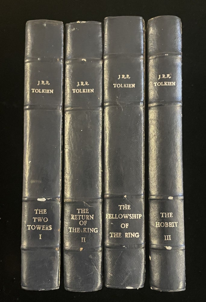 Item #013361 THE LORD OF THE RINGS (and) THE HOBBIT (4 volumes). J. R. R. Tolkien.