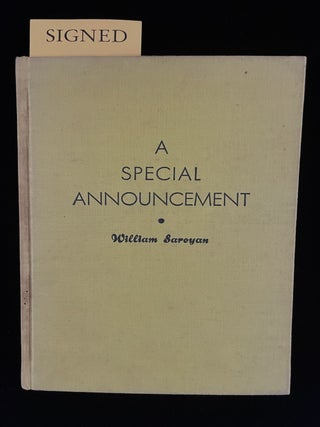 A SPECIAL ANNOUNCEMENT
