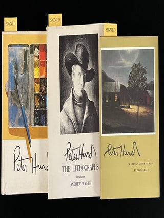 Item #013465 THREE TITLES ABOUT THE WORK OF NEW MEXICO ARTIST PAUL HURD. Peter. Horgan Hurd,...