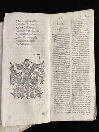 Compendium latino-hispanum utriusque lingvae veluti lumen : quo calepini thesauri enrici stephani, Antonij Nebrisensis, Nizolij, Patris Bartholomaei Bravo atque omnium optimae notae authorum labores & lucubrationes
