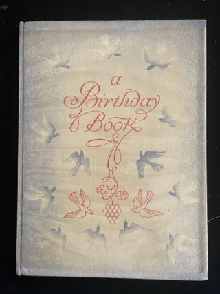 Item #013654 A Birthday Book. Rockwell Kent