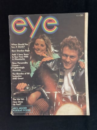 Item #013677 EYE Vol 1 No 3 May 1968. Don McNeil Nora Ephron, contributors, Mick Jagger
