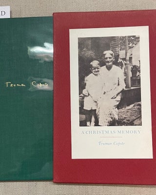 Item #013796 A CHRISTMAS MEMORY. Truman Capote