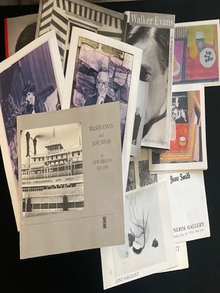 Item #013819 Small archive of artist Jane Sargeant most relating to Walker Evans. Walker Evans