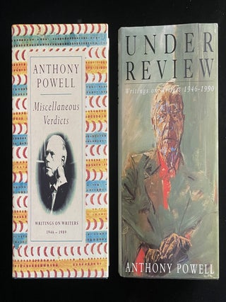 Item #013843 MISCELLANEOUS VERDICT WRITINGS ON WRITERS 1946-1989 (and) UNDER REVIEW WRITINGS ON...