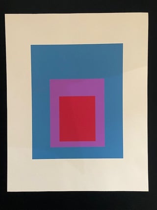 Item #013882 HOMAGE TO THE SQUARE: TEN WORKS. Josef Albers