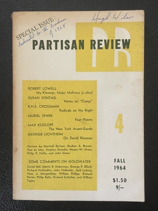 Partisan Review, Volume XXXI, Number 4 (Fall 1964) containing "Notes on 'Camp' &quot