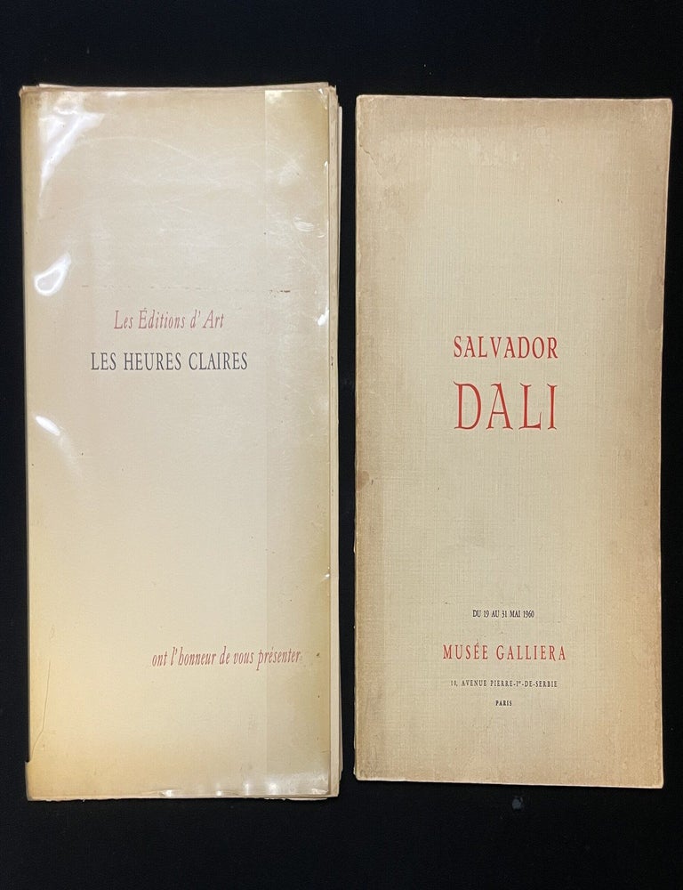 Item #013976 PROSPETUS FOR LA DIVINE COMEDIE LE PARADIS (with) SALVADOR DALI CATALOG). Salvadore Dante Alighieri. Dali, illustraror.